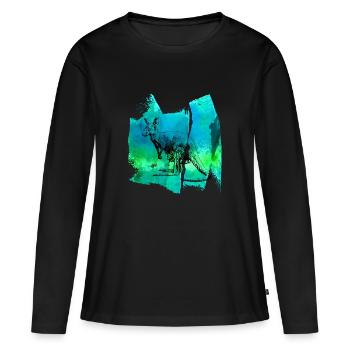 Kangaroo kangaroo kangaroo kangaroo t shirt - Women's Premium Organic Long Sleeve Shirt - black - Front - Julia (174cm)