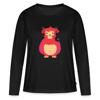 Monster devil - Women's Premium Organic Long Sleeve Shirt - black - Front - Julia (174cm)