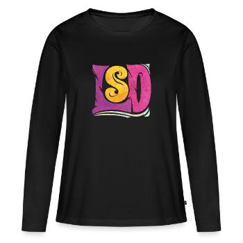 LSD drug - Women's Premium Organic Long Sleeve Shirt - black - Front - Julia (174cm)