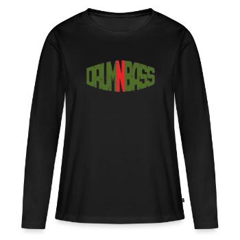 DNB Drum'n'Bass Junglist 2 Colour Remix - Women's Premium Organic Long Sleeve Shirt - black - Front - Julia (174cm)