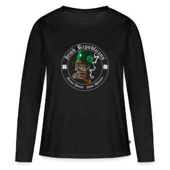 Irische Republikaner Zitat Grafik Bestseller - Frauen Premium Bio Langarmshirt - Schwarz - Vorne - Julia (174cm)