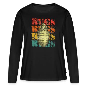 Biology Entomology - Women's Premium Organic Long Sleeve Shirt - black - Front - Julia (174cm)