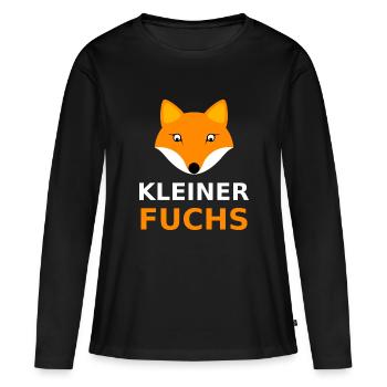 Kleiner Fuchs Kinder & Baby Geschenk - Frauen Premium Bio Langarmshirt - Schwarz - Vorne - Julia (174cm)