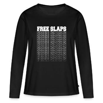 Cadeau génial cadeau cadeau d’anniversaire citation - T-shirt manches longues Premium bio Femme - noir - Devant - Julia (174cm)