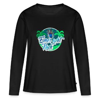 Eimer Geht Noch Eimer Saufen Mallorca - Frauen Premium Bio Langarmshirt - Schwarz - Vorne - Julia (174cm)