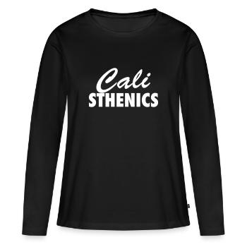 calisthenics - Women's Premium Organic Long Sleeve Shirt - black - Front - Julia (174cm)