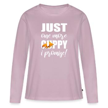 Guppy Fisch Aquarianer - Frauen Premium Bio Langarmshirt - Altrosa - Vorne - Julia (174cm)