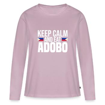 Philippinen - Frauen Premium Bio Langarmshirt - Altrosa - Vorne - Julia (174cm)