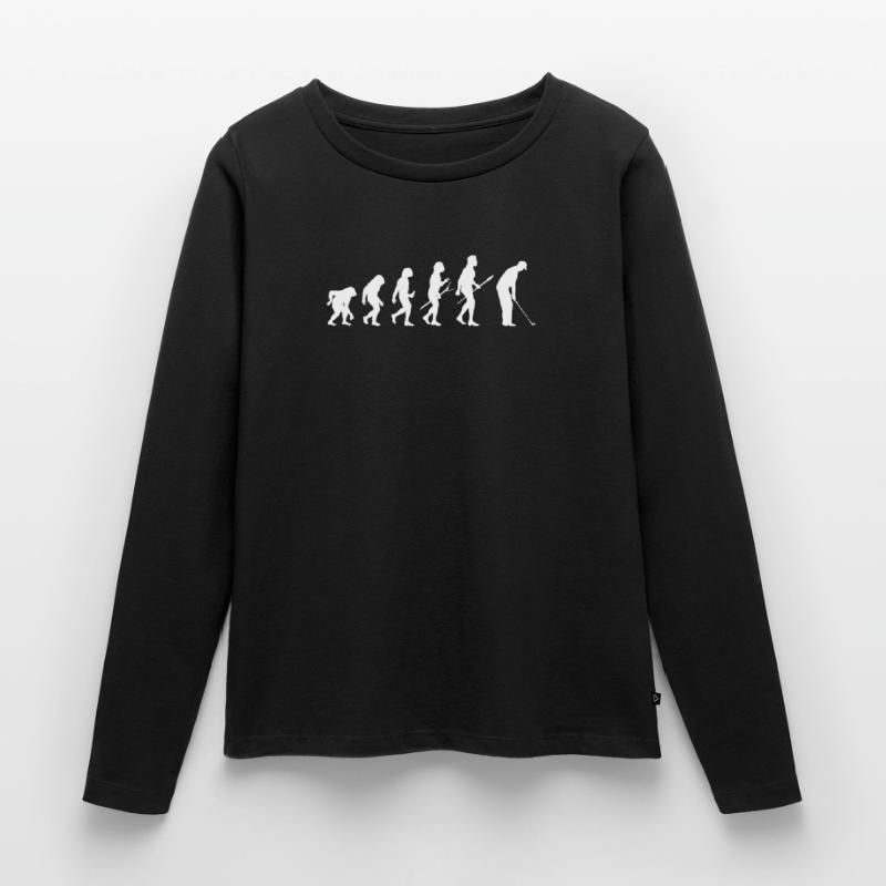 Evolution Golf Golfer Golf course Women's Premium Organic Long Sleeve Shirt