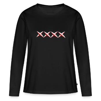 croix - T-shirt manches longues Premium bio Femme - noir - Devant - Julia (174cm)