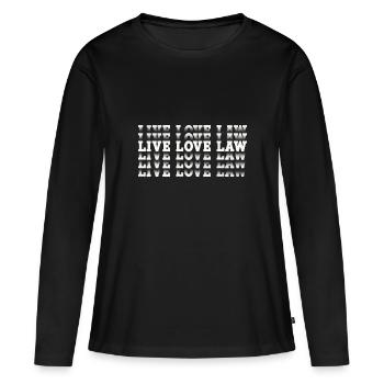 Anwalt - Frauen Premium Bio Langarmshirt - Schwarz - Vorne - Julia (174cm)