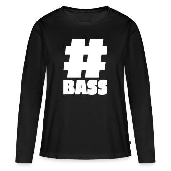 Hashtag Bass - Subwoofer Box Cadeau - T-shirt manches longues Premium bio Femme - noir - Devant - Julia (174cm)