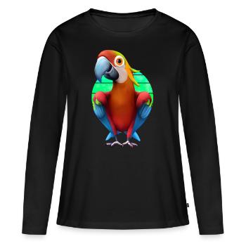 Ara - T-shirt manches longues Premium bio Femme - noir - Devant - Julia (174cm)