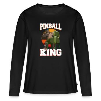 Pinball Machine Pinball Machine - Women's Premium Organic Long Sleeve Shirt - black - Front - Julia (174cm)