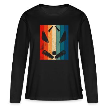 Pinball Machine Pinball Machine - Women's Premium Organic Long Sleeve Shirt - black - Front - Julia (174cm)