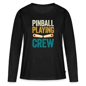 Pinball Machine Pinball Machine - Women's Premium Organic Long Sleeve Shirt - black - Front - Julia (174cm)