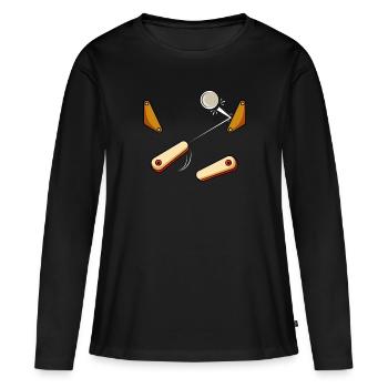 Pinball Machine Pinball Machine - Women's Premium Organic Long Sleeve Shirt - black - Front - Julia (174cm)
