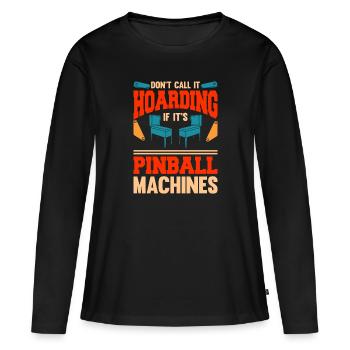 Pinball Machine Pinball Machine - Women's Premium Organic Long Sleeve Shirt - black - Front - Julia (174cm)