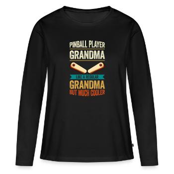 Pinball Machine Pinball Machine - Women's Premium Organic Long Sleeve Shirt - black - Front - Julia (174cm)