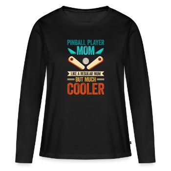 Pinball Machine Pinball Machine - Women's Premium Organic Long Sleeve Shirt - black - Front - Julia (174cm)