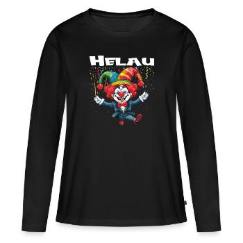 Costume de carnaval Carnaval Carnaval - T-shirt manches longues Premium bio Femme - noir - Devant - Julia (174cm)