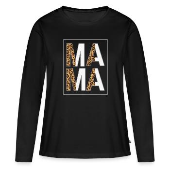 1984 Leopard 40th Birthday 40th Animal Print 1983 - Women's Premium Organic Long Sleeve Shirt - black - Front - Julia (174cm)