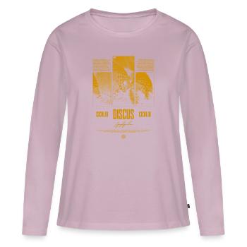 Diskusfisch Buntbarsch Aquarium Fischhalter - Frauen Premium Bio Langarmshirt - Altrosa - Vorne - Julia (174cm)