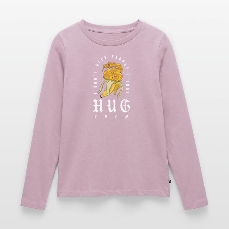 python royal serpent propriétaire banane python royal T-shirt manches longues Premium bio Femme