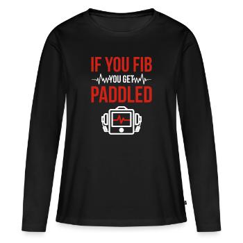 Emergency Nurse Nurse Emergency Room - Women's Premium Organic Long Sleeve Shirt - black - Front - Julia (174cm)