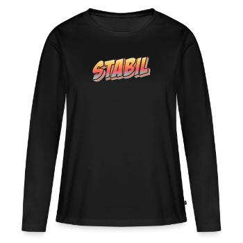 Stable comic - Women's Premium Organic Long Sleeve Shirt - black - Front - Julia (174cm)