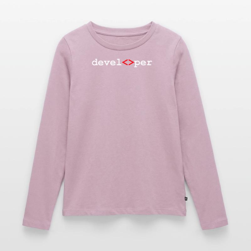 Developer developer programmer Women's Premium Organic Long Sleeve Shirt