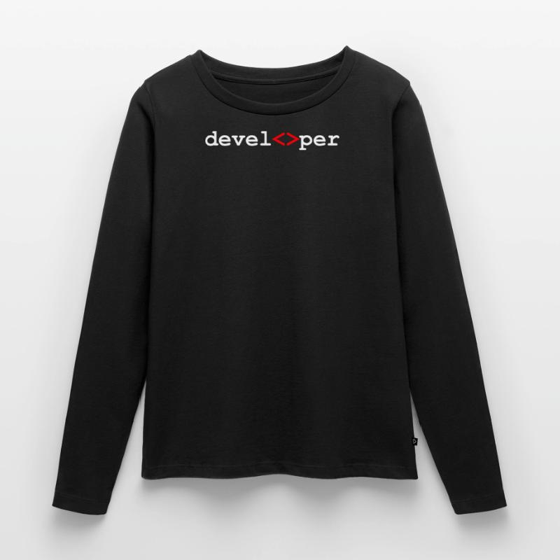 Developer developer programmer Women's Premium Organic Long Sleeve Shirt