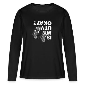 Is My UTV okay, Funny Side By Side SxS UTV - Frauen Premium Bio Langarmshirt - Schwarz - Vorne - Julia (174cm)