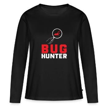 Bug Hunter Funny Entomologist Bug Species - Women's Premium Organic Long Sleeve Shirt - black - Front - Julia (174cm)