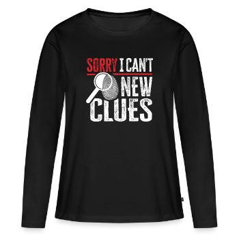 Espion détective privé enquêteur Détective Cadeau - T-shirt manches longues Premium bio Femme - noir - Devant - Julia (174cm)