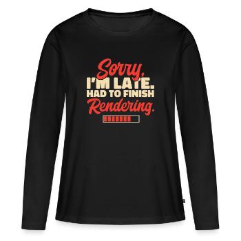 Video Editor Filmemacher Videofilmer - Frauen Premium Bio Langarmshirt - Schwarz - Vorne - Julia (174cm)