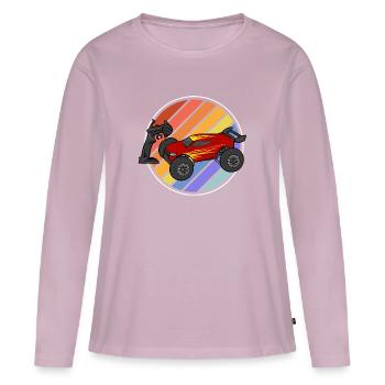 RC Car Remote Control Car - Women's Premium Organic Long Sleeve Shirt - dusky pink - Front - Julia (174cm)