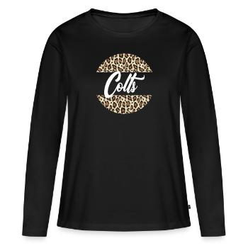 Colts High School Maskottchen Sportteam Frauen Col - Frauen Premium Bio Langarmshirt - Schwarz - Vorne - Julia (174cm)