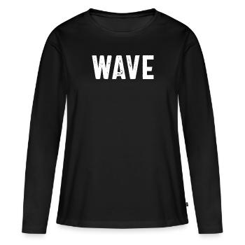 Rote Welle '24 Abstimmung Republikaner 2024 GOP Re - Frauen Premium Bio Langarmshirt - Schwarz - Vorne - Julia (174cm)