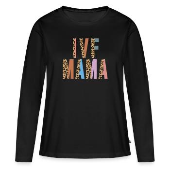 IVF Mama Frauen In -vitro -Befruchtung IVF Mom - Frauen Premium Bio Langarmshirt - Schwarz - Vorne - Julia (174cm)