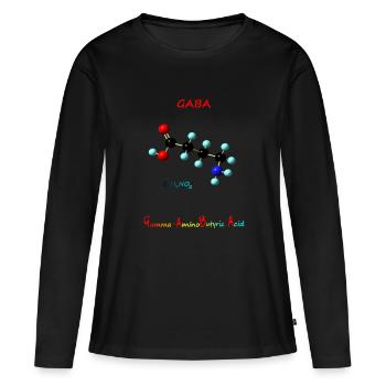 GABA - Rosie Aldrich - T-shirt manches longues Premium bio Femme - noir - Devant - Julia (174cm)