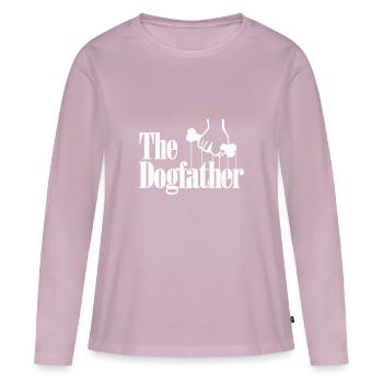 Hund Hundebesitzer Hundeliebhaber Vierbeiner - Frauen Premium Bio Langarmshirt - Altrosa - Vorne - Julia (174cm)