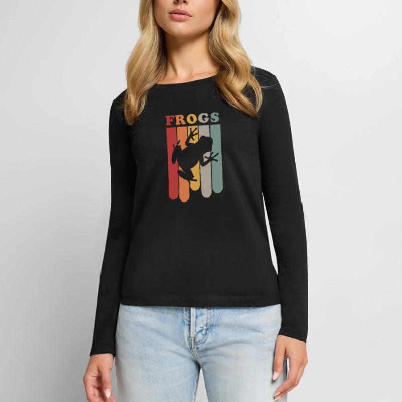 Frog toad gift idea Women's Premium Organic Long Sleeve Shirt
