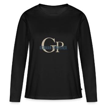 Deutsch Pinscher - Frauen Premium Bio Langarmshirt - Schwarz - Vorne - Julia (174cm)