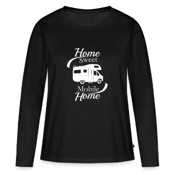 Wohnmobil Camping Camper - Frauen Premium Bio Langarmshirt - Schwarz - Vorne - Julia (174cm)