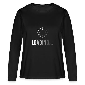 Loading Computer IT Itler Informaticien Informatique - T-shirt manches longues Premium bio Femme - noir - Devant - Julia (174cm)