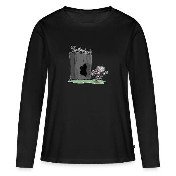 Escape Key Escape - The Escape Key Admin IT Nerd - Women's Premium Organic Long Sleeve Shirt - black - Front - Julia (174cm)