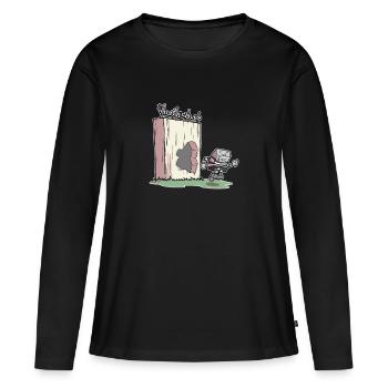 Escape Key Escape - The Escape Key Admin IT Nerd - Women's Premium Organic Long Sleeve Shirt - black - Front - Julia (174cm)