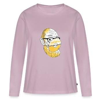 Anti coronavirus - Women's Premium Organic Long Sleeve Shirt - dusky pink - Front - Julia (174cm)