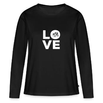 Traktor Fahren Traktor Shirt Kinder Junge Geschenk - Women's Premium Organic Long Sleeve Shirt - black - Front - Julia (174cm)